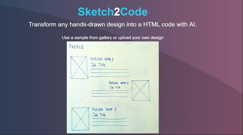 Introducing Sketch2Code  Turn Sketches into Working HTML in Seconds
